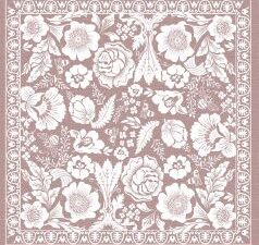 Natural Flower Pink Napkins 40*40cm Set of 4