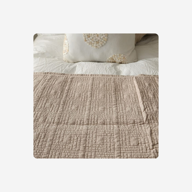 Soft Pure Cotton Quilt - Image 3