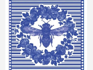 Bee Blue Disposable Napkins Set of 25