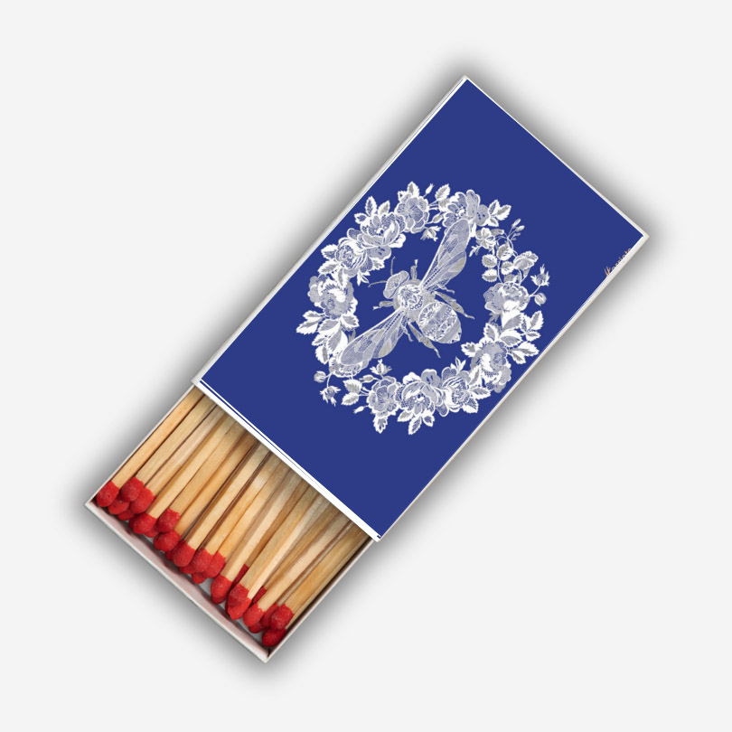 Blue Bee Matchboxes