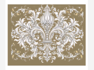 Gold Elegance Disposable Paper Placemats Set 24