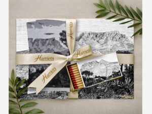 Table Mountain – Disposable Dining Sets (Placemats, Napkins & Long Matches)