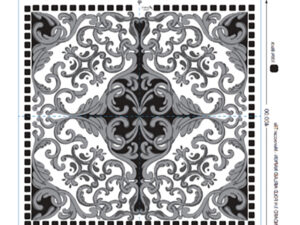 NAPKIN Moroccan Tile Black Set of 25