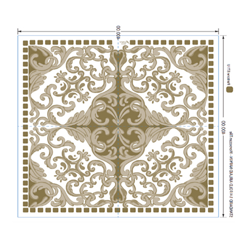 NAPKIN Square Moroccan Gold Set of 25 - Image 2