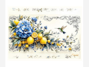 Placemat – Hummingbird Set of 24