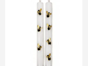Black and gold bee – Hand painted Candles