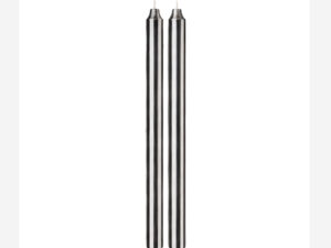 Black and white stripes – Hand painted Candles