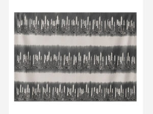Grey Candles 100% Indian Cotton Block Print Table Cloth