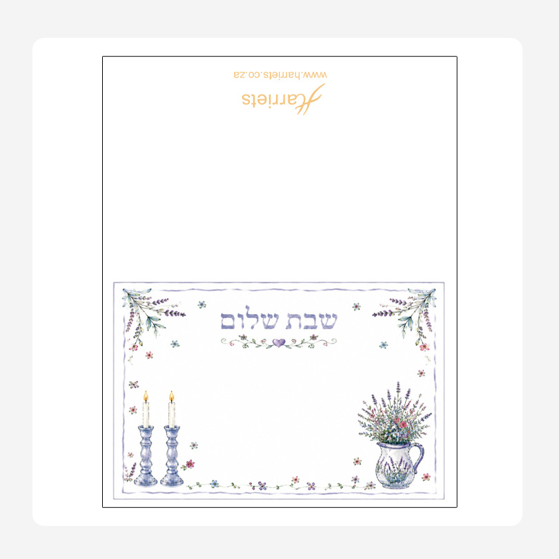 Lilac Name place setting