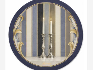 Candles Round Disposable Coaster