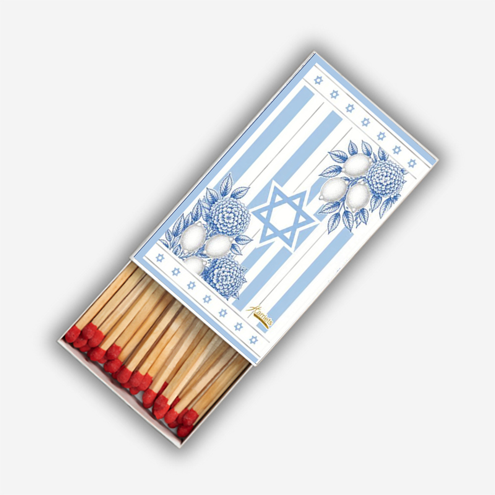 Magen David Hydrangea Matchboxes