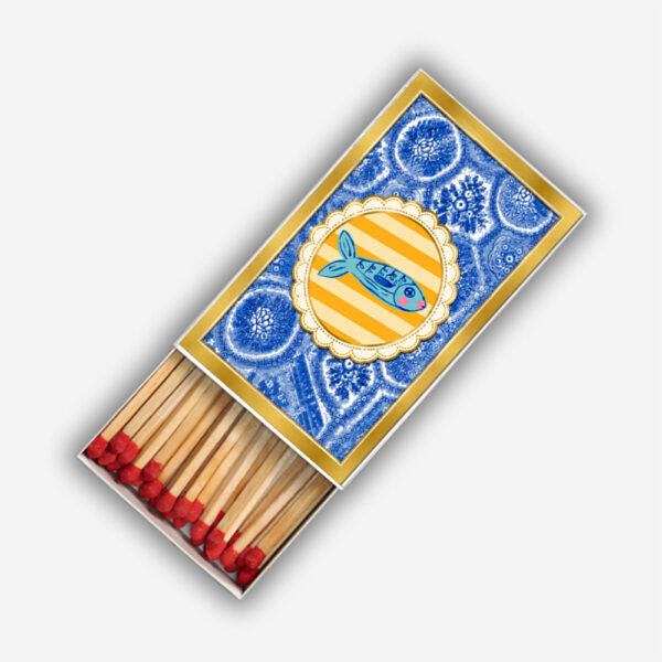 Sardine Blue Matchboxes