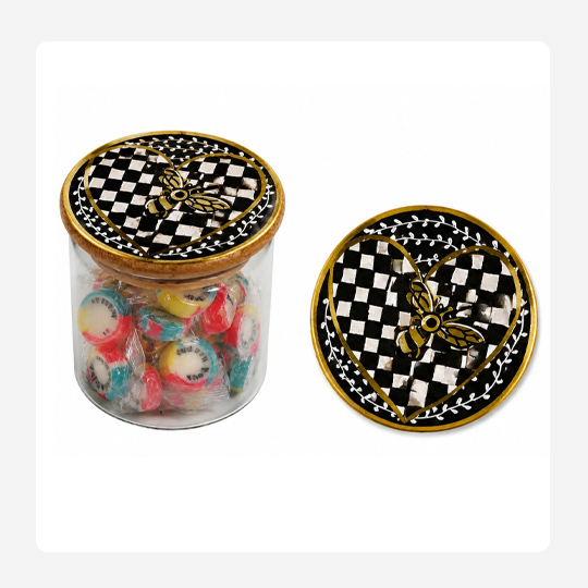 Bee Hand-Painted Sweet Jars