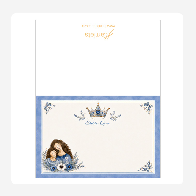 Mother and Daughter Name place setting