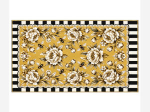 Gold Bee & Flower Tablecloths