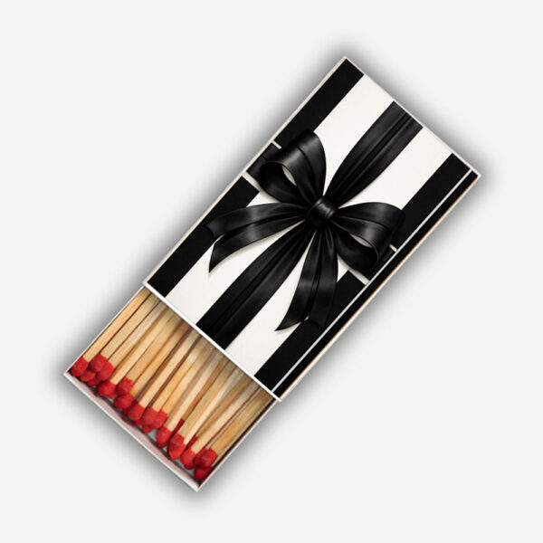 Black Ribbon Matchboxes