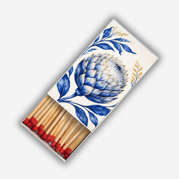 Protea & Leaves Matchboxes
