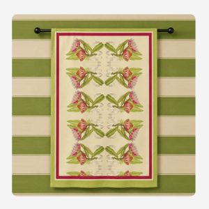 Pink Black Protea Table Cloth