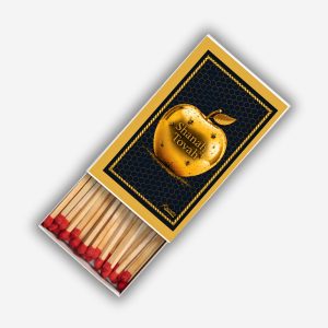 Shanah Tova Gold Apple Matchbox
