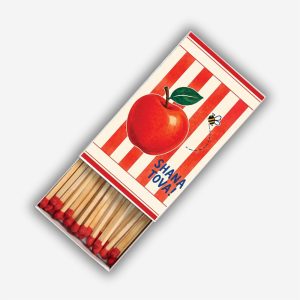 Apple and bee Blessings Matchboxes