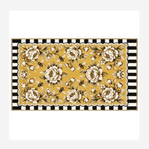 Gold Bee & Flower Tablecloths
