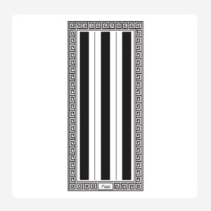 Elegant lines black Disposable Napkins Slimline Set of 25