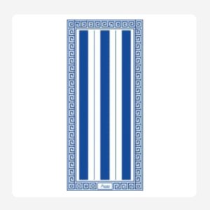 Elegant lines blue Disposable Napkins Slimline Set of 25