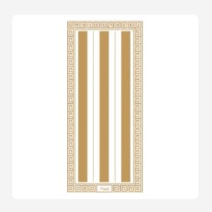 Elegant lines brown Disposable Napkins Slimline Set of 25