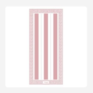 Elegant lines pink Disposable Napkins Slimline Set of 25