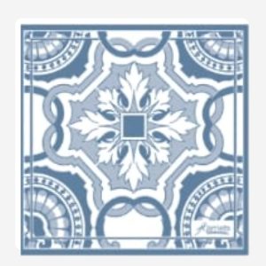 French blue Napkins Set of 25