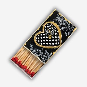Gold bee – Hand painted Matchboxes