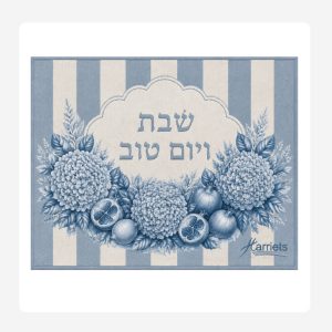 Pomegranate Light Blue Challah covers