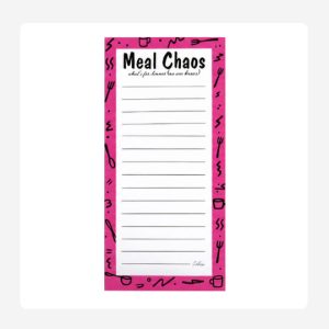 Meal Chaos Fridge List Magnet