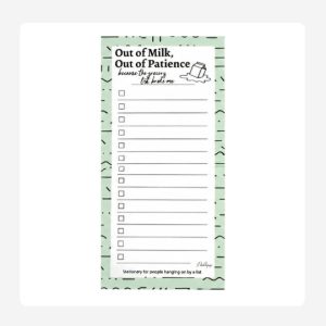 Grocery List Fridge List Magnet