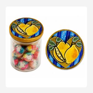 Lemon Hand-Painted Sweet Jars