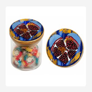 Pomegranate Hand-Painted Sweet Jars
