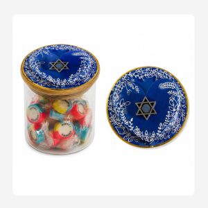 Magen David Hand-Painted Sweet Jars