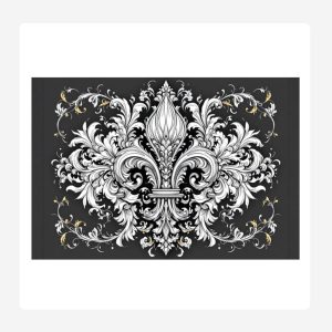 PLACEMAT Classic Black Set of 24
