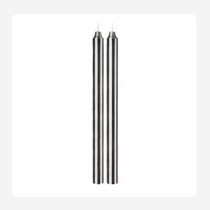 Black and white stripes – Hand painted Candles