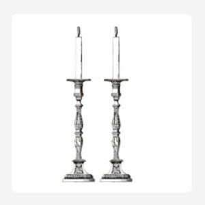 Classic Candle Holders Black Paper Napkins