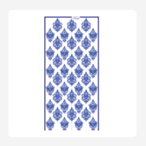 Mediterranean Indian Blue Disposable Napkin Slimline Set 25