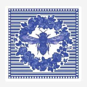 Bee Blue Disposable Napkins Set of 25