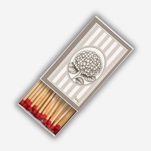 Grey flower Matchboxes