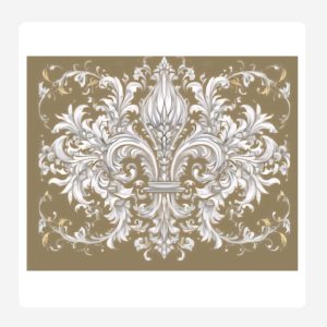 Gold Elegance Disposable Paper Placemats Set 24