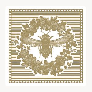 Bee Gold Disposable Napkins Set of 25