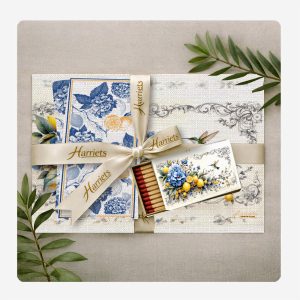 Hummingbird – Disposable Dining Sets (Placemats, Napkins & Long Matches)