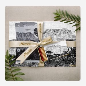 Table Mountain – Disposable Dining Sets (Placemats, Napkins & Long Matches)