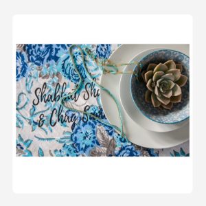 Shabbat Shalom 100% Indian Cotton Block Print Table Cloth